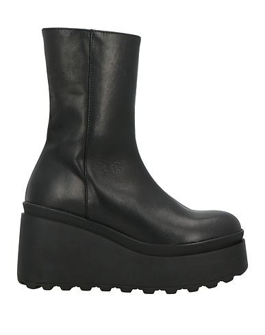 NOA A. Stiefelette Schwarz Leder