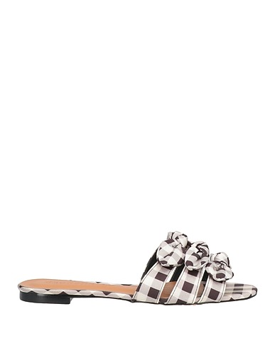 CECCONELLO Sandals Light grey Textile fibres