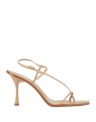 STUDIO AMELIA Flip flops BEIGE Leather