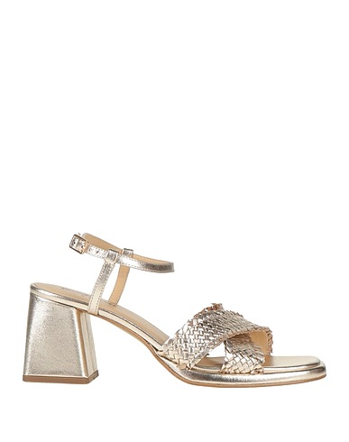 EMANUÉLLE VEE Sandals Platinum Leather