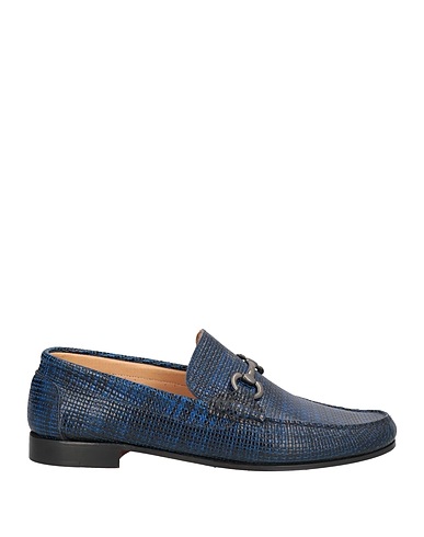 GOLD BROTHERS Mokassins Marineblau Leder