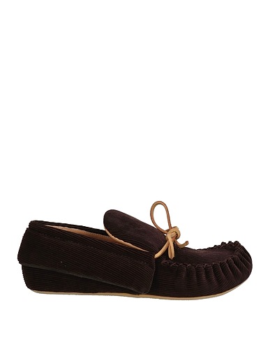 JW ANDERSON Loafers Chocolate brown Textile fibers