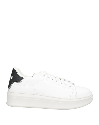 GAëLLE Paris Sneakers White Leather, Rubber