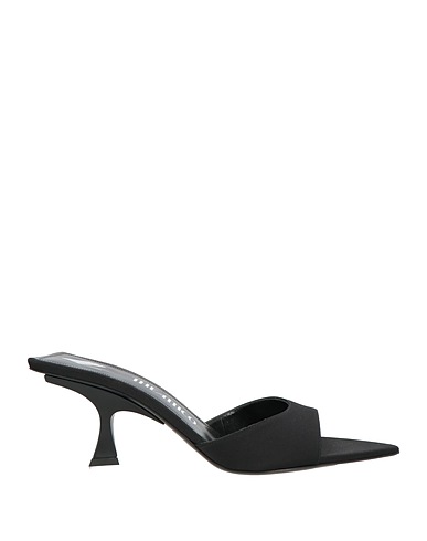 THE ATTICO Sandalen Schwarz Gewebefasern
