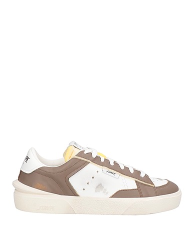 STRYPE Sneakers White Leather, Textile fibres