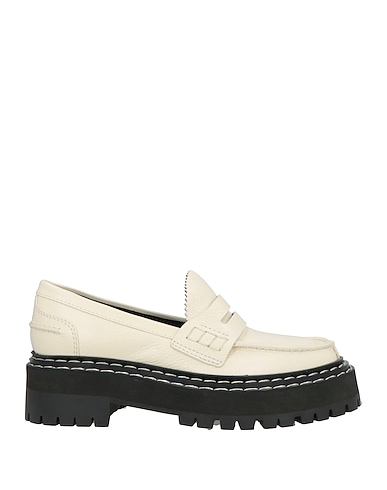 PROENZA SCHOULER Loafers Cream Leather