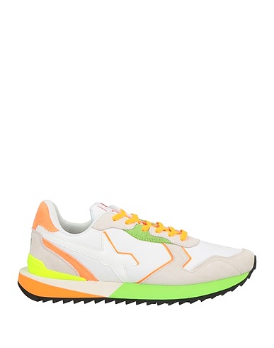 W6YZ Sneakers Bianco Fibre tessili, Pelle