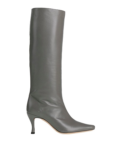 BY FAR Boots Light grey Leather