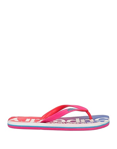 SUPERDRY Flip flops Fuchsia 100% PVC - Polyvinyl chloride