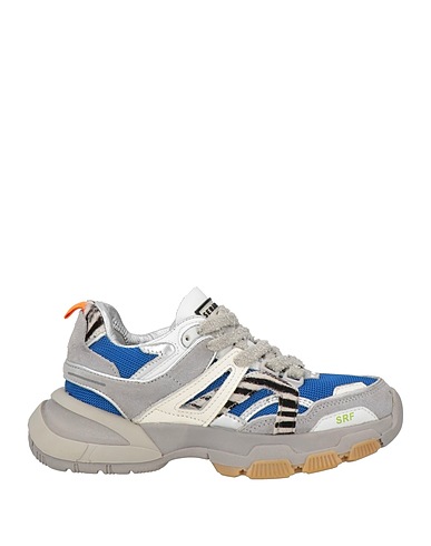 SERAFINI Sneakers Light grey Leather, Textile fibres