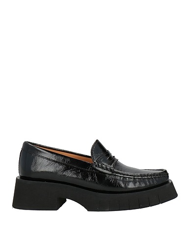 PALOMA BARCELÓ Loafers Black Leather