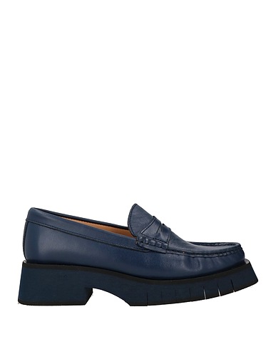 PALOMA BARCELÓ Mocassino Blu navy Pelle