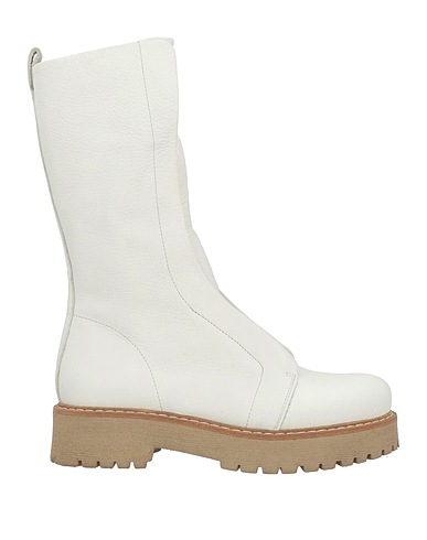 PATRIZIA BONFANTI Stivali Off white Pelle