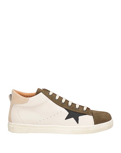 MOBI DICK Sneakers Verde militare Pelle