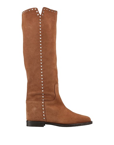 VIA ROMA 15 Boots Camel Leather