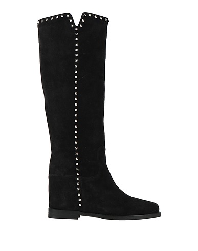 VIA ROMA 15 Stiefel Schwarz Leder