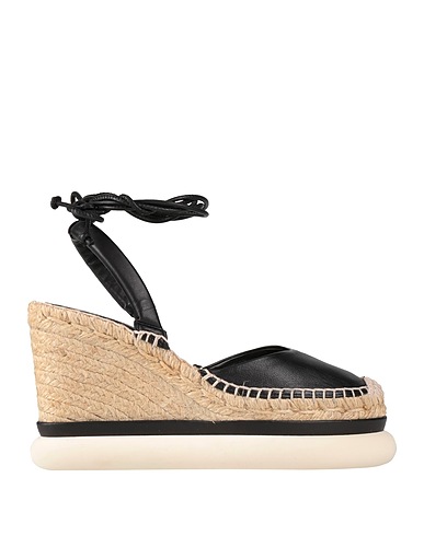 PALOMA BARCELÓ Espadrilles Black Leather