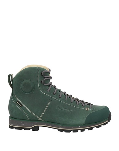 DOLOMITE Ankle boot Emerald green Leather, Other Fibres