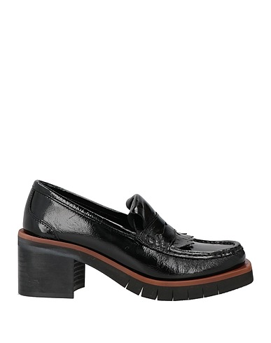 PALOMA BARCELÓ Loafers Black Leather