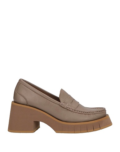 PALOMA BARCELÓ Loafers Khaki Leather