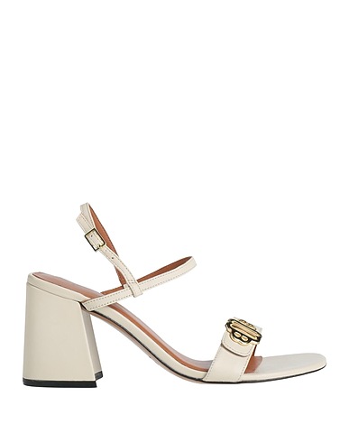 MAJE Sandals Ivory Leather