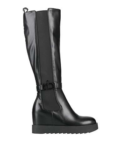 ROCCOBAROCCO Boots Black Textile fibres