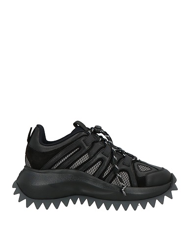 VIC MATIĒ Sneakers Black Leather, Textile fibers