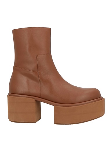 PALOMA BARCELÓ Ankle boot Tan Leather