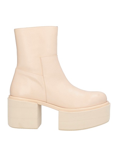PALOMA BARCELÓ Ankle boot Ivory Leather