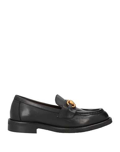 MARA BINI Loafers Black Leather