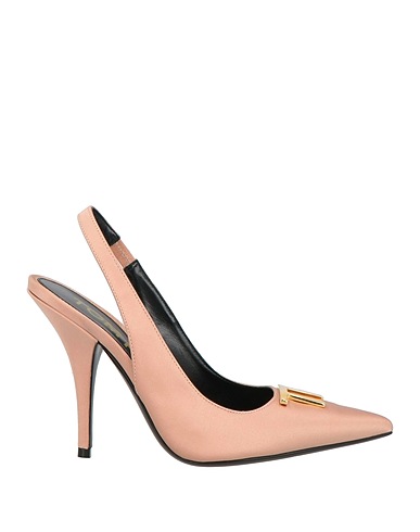 TOM FORD Pump Blush Leather, Silk, Viscose, Brass