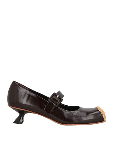 PALOMA BARCELÓ Pump Chocolate brown Leather