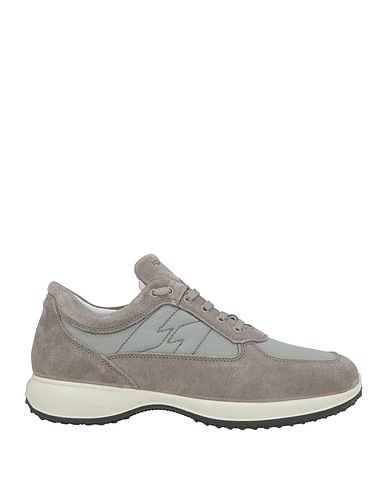 IGI&CO Sneakers Hellgrau Leder, Gewebefasern