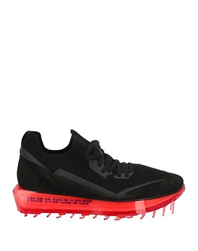 RBRSL RUBBER SOUL Sneakers Black Textile fibers, Leather