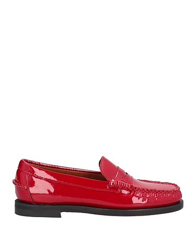 SEBAGO Loafers Red Leather
