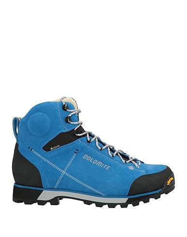 DOLOMITE Ankle boot Azure Leather, Textile fibers