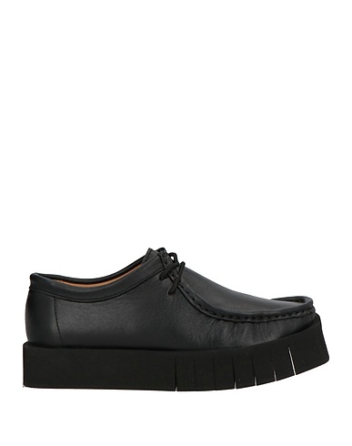 PALOMA BARCELÓ Laced shoes Black Leather