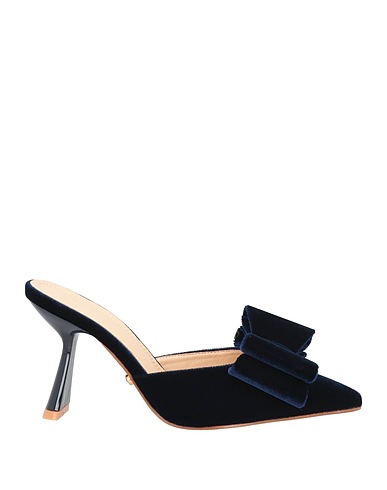 TWENTY FOUR HAITCH Mule e zoccoli Blu Fibre tessili