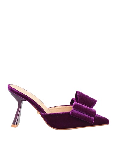 TWENTY FOUR HAITCH Mules and clogs VIOLA Textile fibres