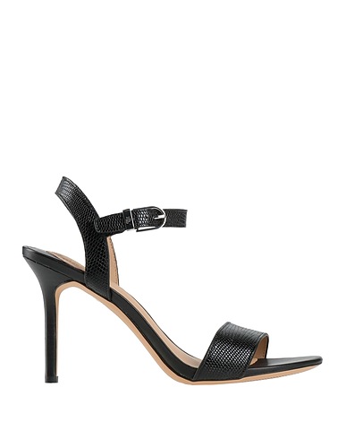 LAUREN RALPH LAUREN Sandals Black Leather