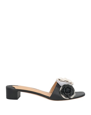 LAUREN RALPH LAUREN Sandals Black Leather