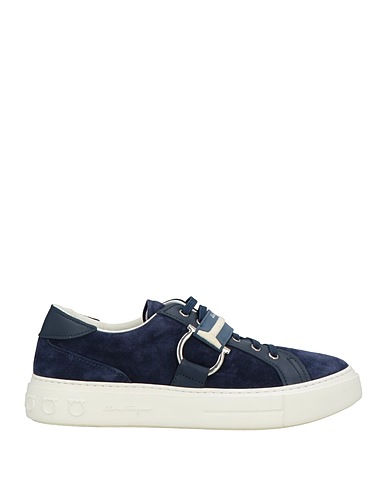 FERRAGAMO Sneakers Navy Leather