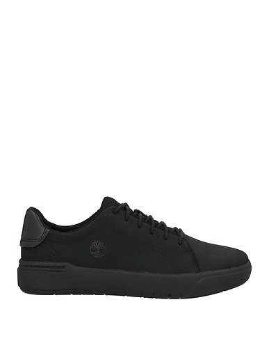TIMBERLAND Sneakers Black Leather, Textile fibres