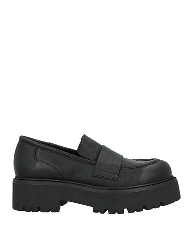 PALOMA BARCELÓ Loafers Black Leather