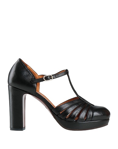 CHIE MIHARA Court Black Leather