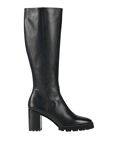 EVALUNA Boots Black Textile fibres