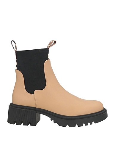 GATTINONI Ankle boot Sand Textile fibres