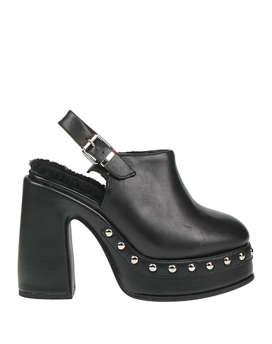 CULT Mules and clogs Black Leather