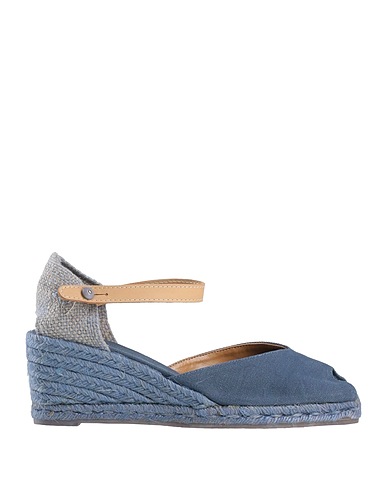 CASTAÑER Espadrilles Slate blue Textile fibres, Leather