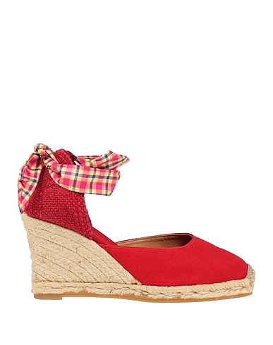 CASTAÑER Espadrilles Red Textile fibers